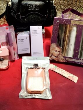 Paris Hilton Glittering Black Handbag With Beauty Bundle!!